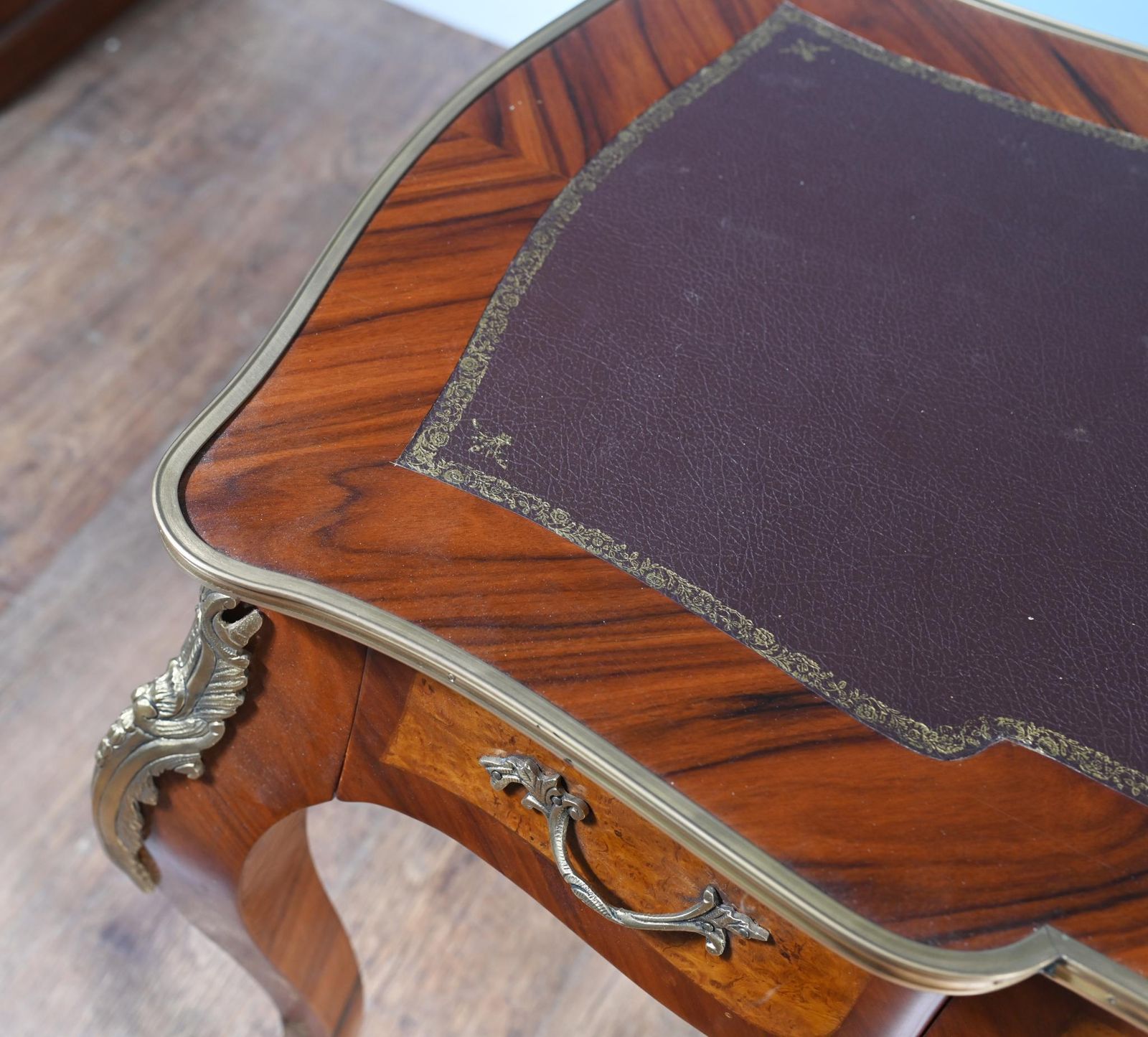 French Desk Empire Bureau Plat Kingwood photo for sale
