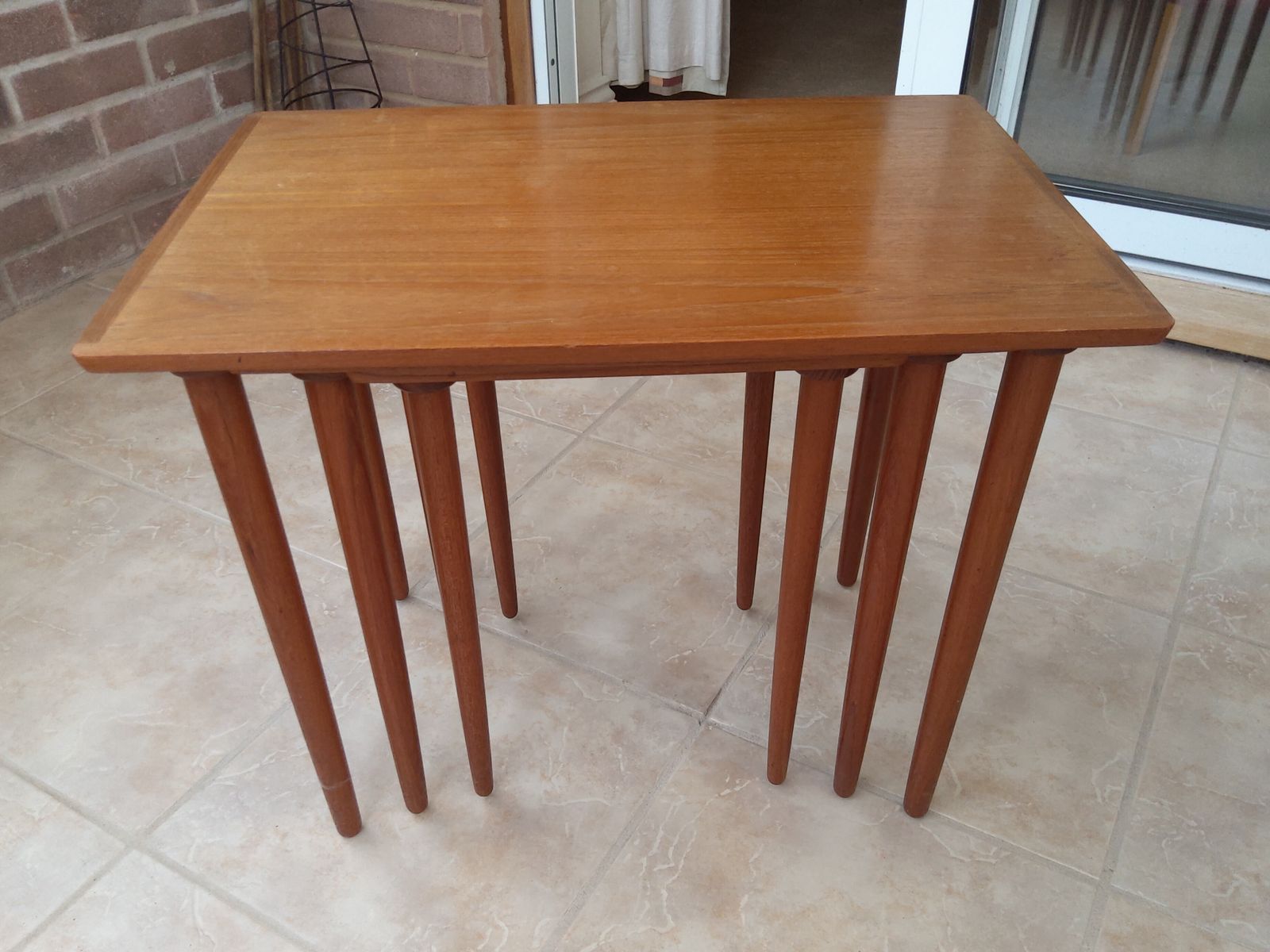 Mid Century Danish Nesting Tables By H W Klein For Bramin