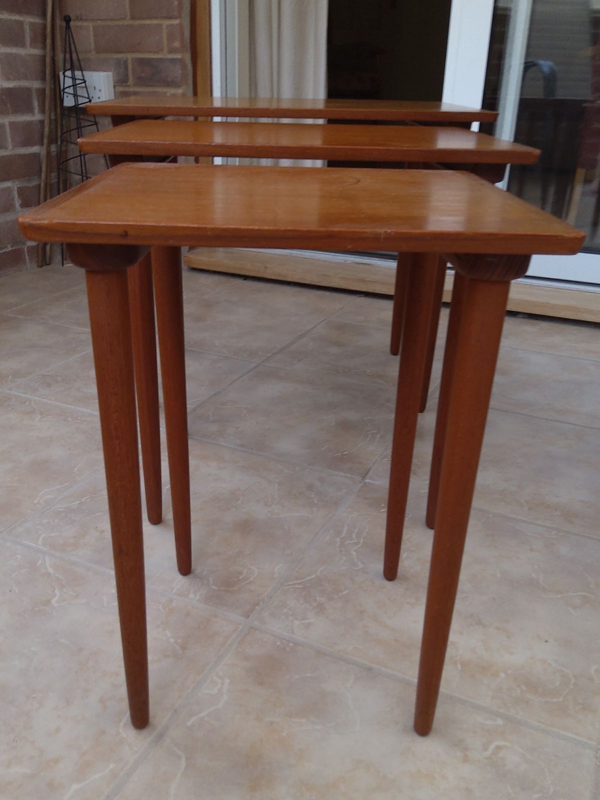 Mid Century Danish Nesting Tables By H W Klein For Bramin photo vinterior
