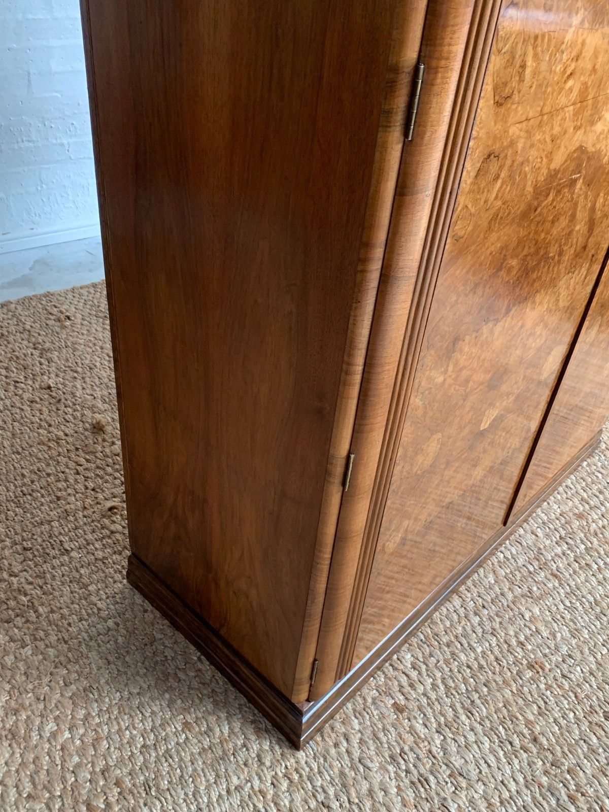 Art Deco Figured Walnut Double Wardrobe photo vinterior