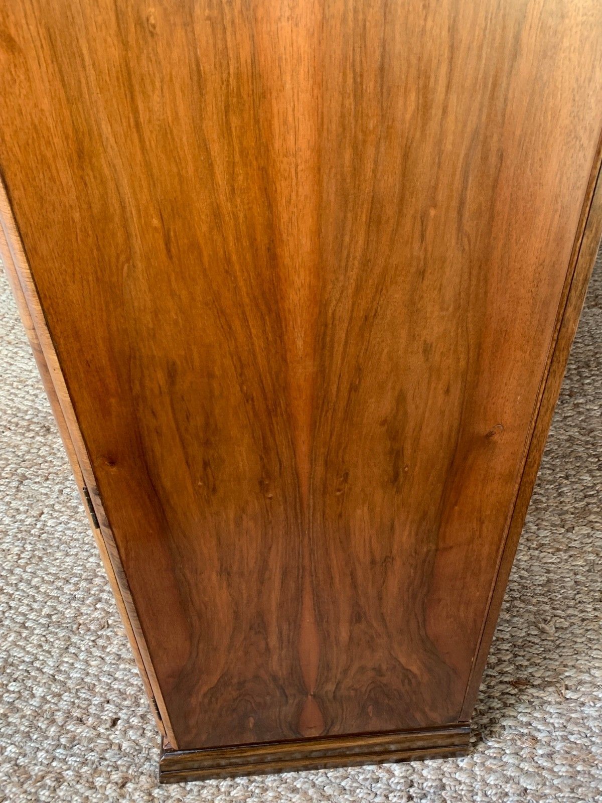 photo buy Art Deco Figured Walnut Double Wardrobe