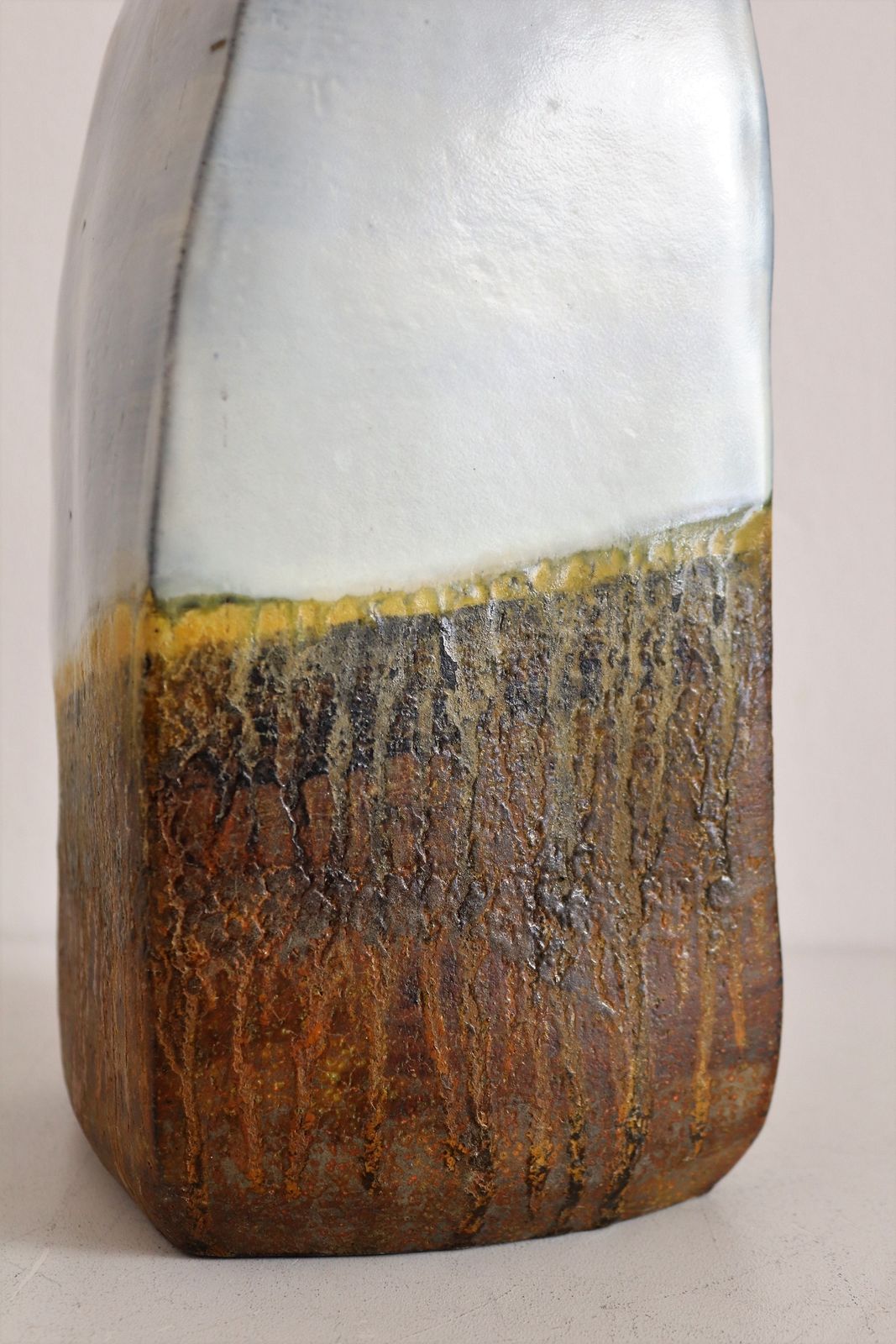 Marcello Fantoni Italian Midcentury Ceramic Vase,  1960s photo vinterior