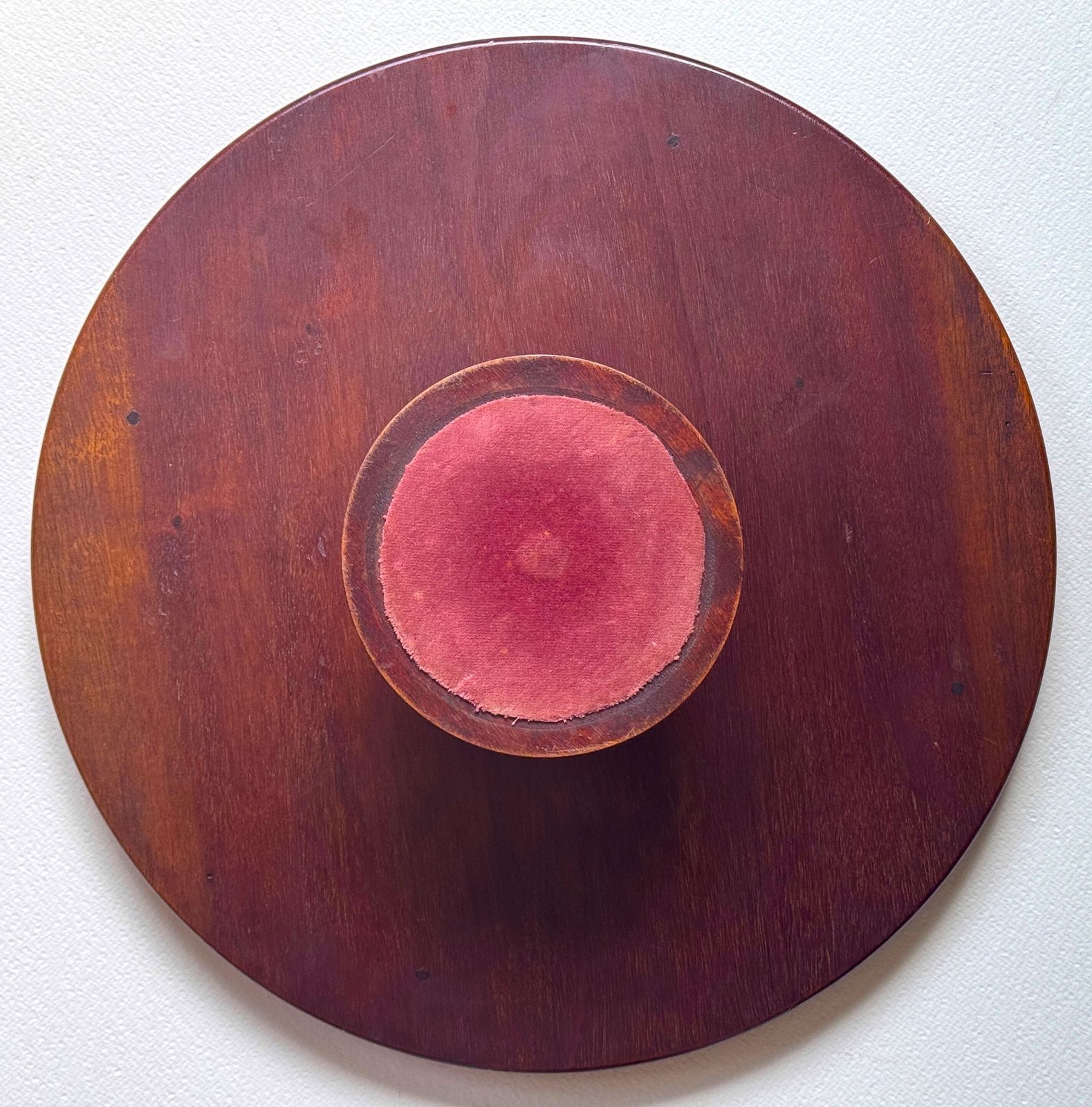 19th Century Mahogany Lazy Susan Army & Navy Campaign Furniture photo vinterior