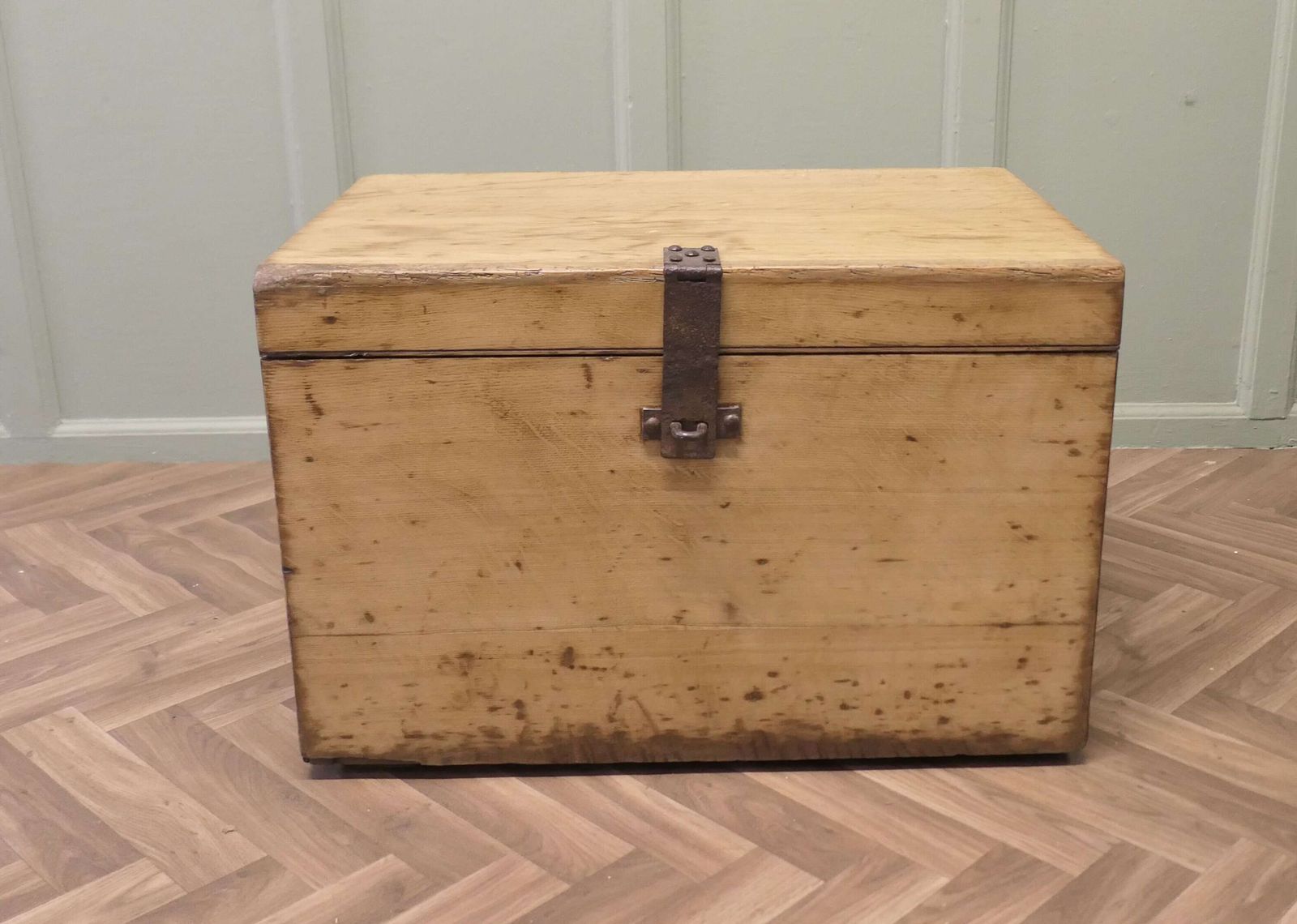 19th C Golden Oak Traveling Silver Chest By Elkington photo furniture