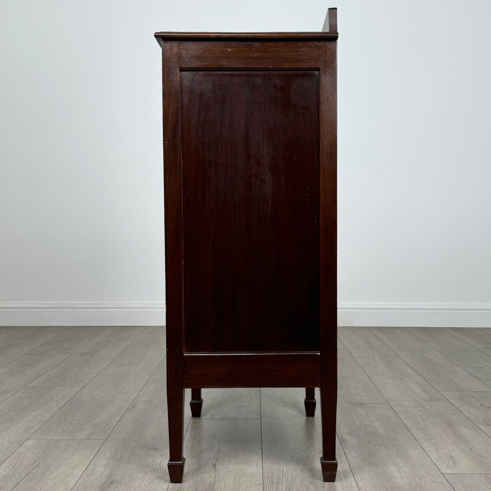 Antique 20th Century Inlaid Cabinet In Mahogany photo Furniture