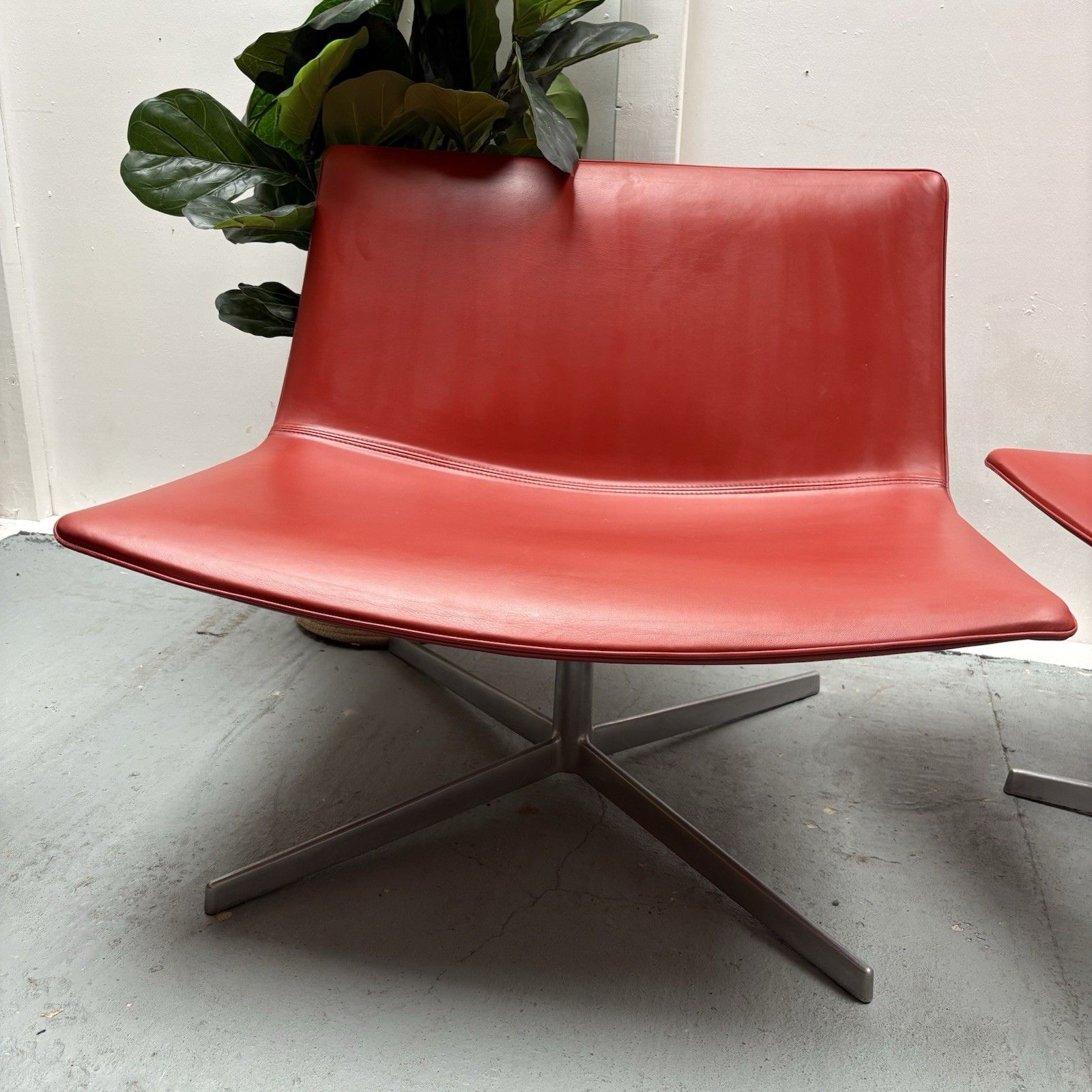 Pair Of Italian Catifa 80 Easy Chair By Lievore Altherr Molina For Arper, 2000s photo Furniture