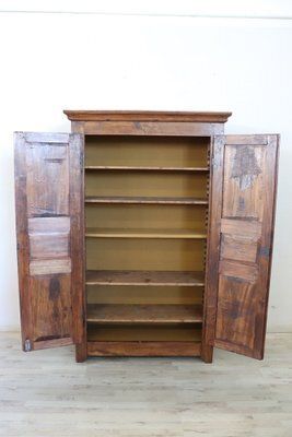 Antique Wardrobe In Poplar Wood, 1800s photo buy