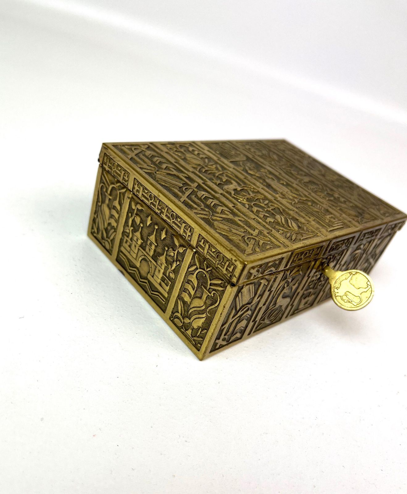 Rare Bauhaus Art Deco Avantgarde Jewelry Box By Erhard Söhne With Key photo for sale