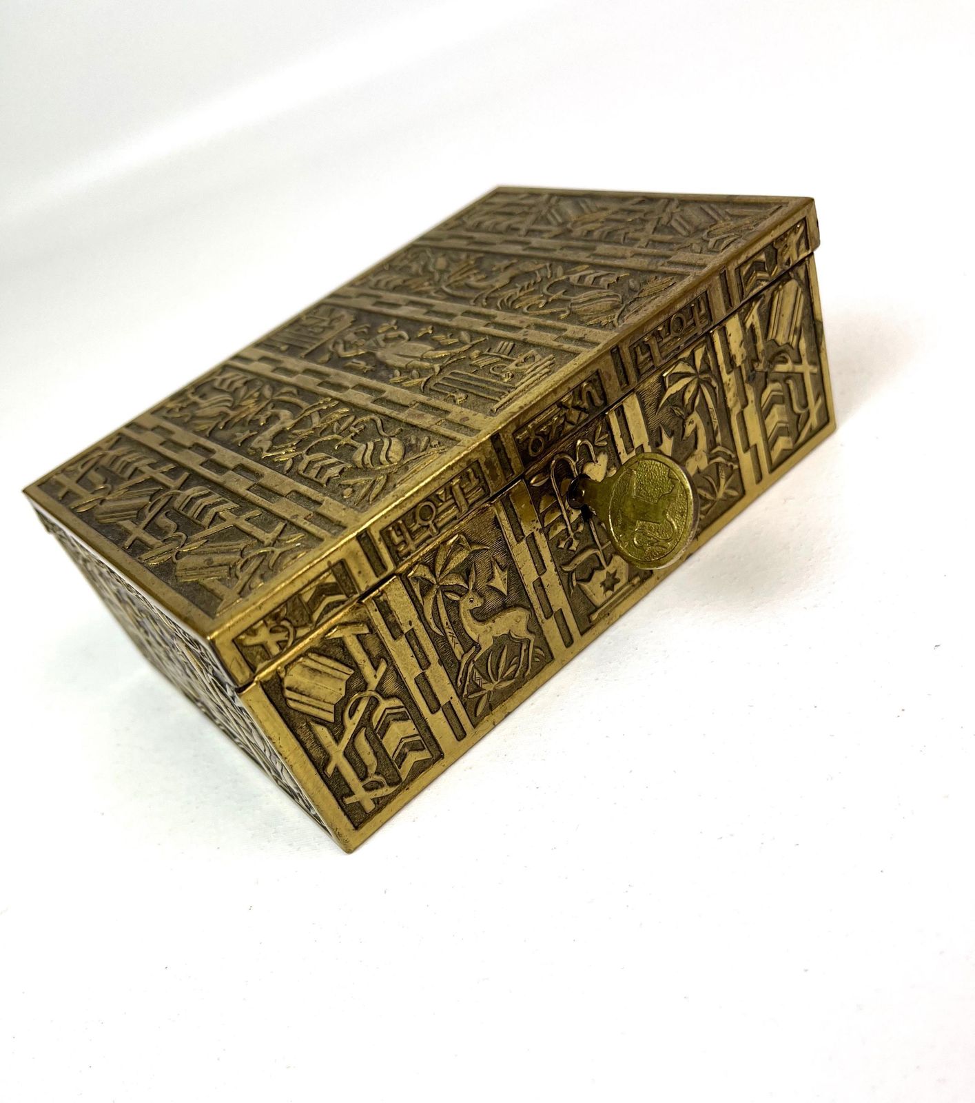 Rare Bauhaus Art Deco Avantgarde Jewelry Box By Erhard Söhne With Key photo Home Decor