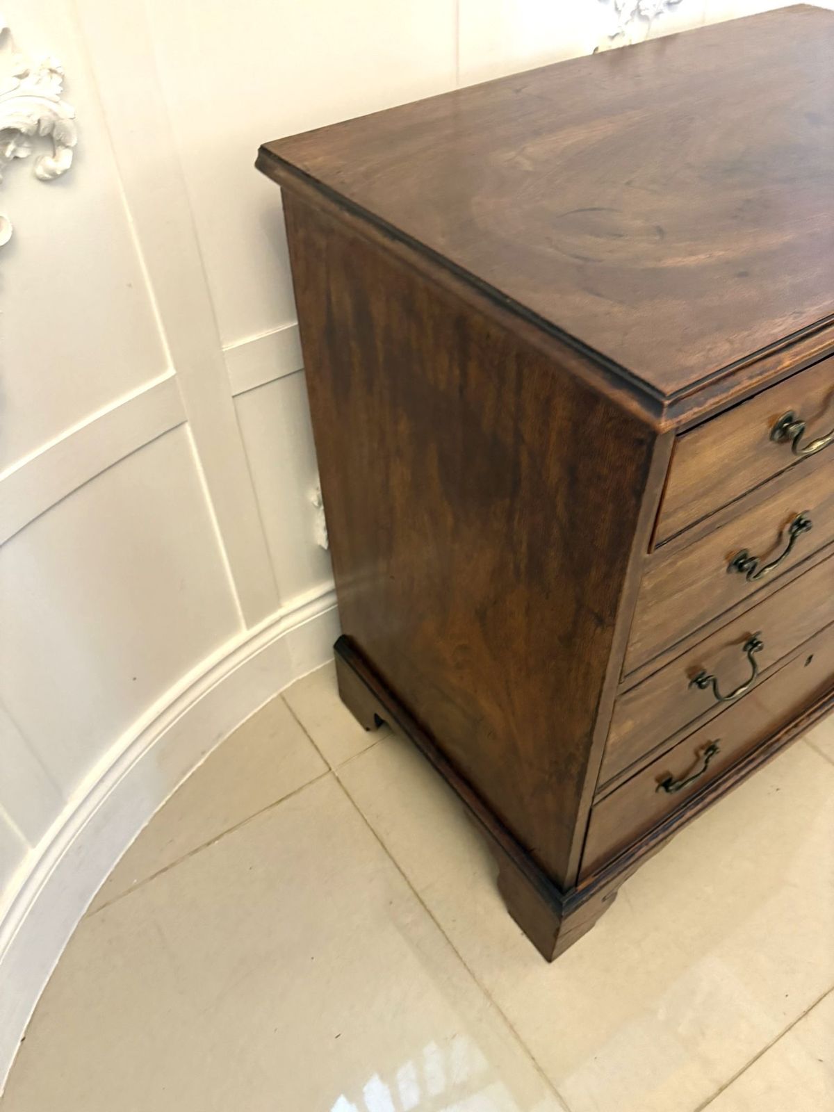 photo for sale Antique 19th Century Quality Mahogany Chest Of 4 Drawers