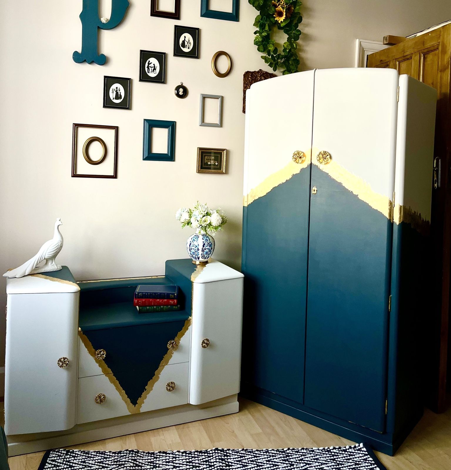 Unique Art Deco Dresser, Chest Of Drawers photo vinterior