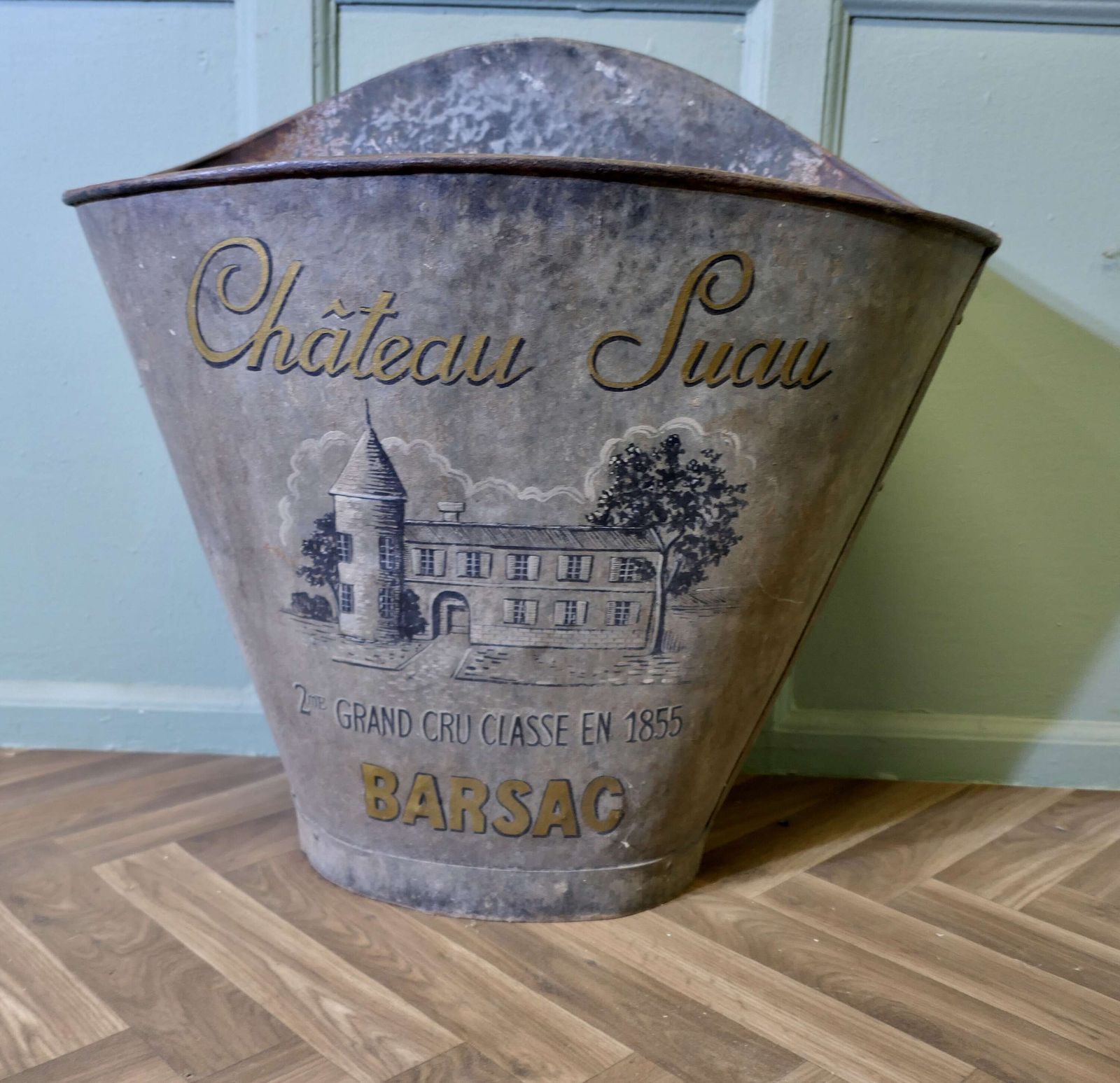 19th Century French Vineyard Grape Hod From Chateau Suau, Barsac photo furniture