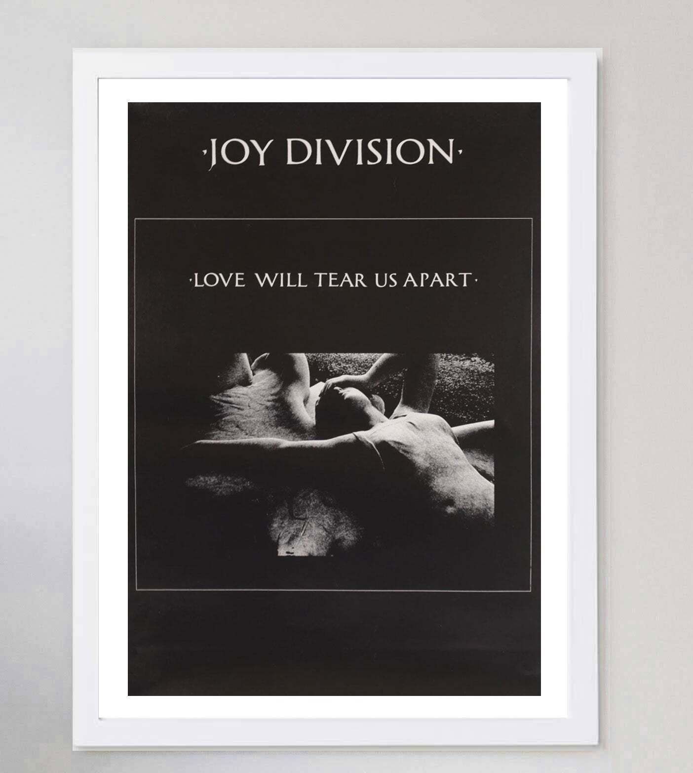 Joy Division   Love Will Tear Us Apart Original Vintage Poster photo for sale