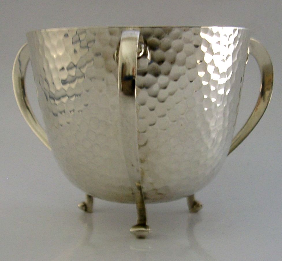 Stunning Stering Silver Tyg Cup Arts & Crafts 1905 London 188g Plannished photo for sale