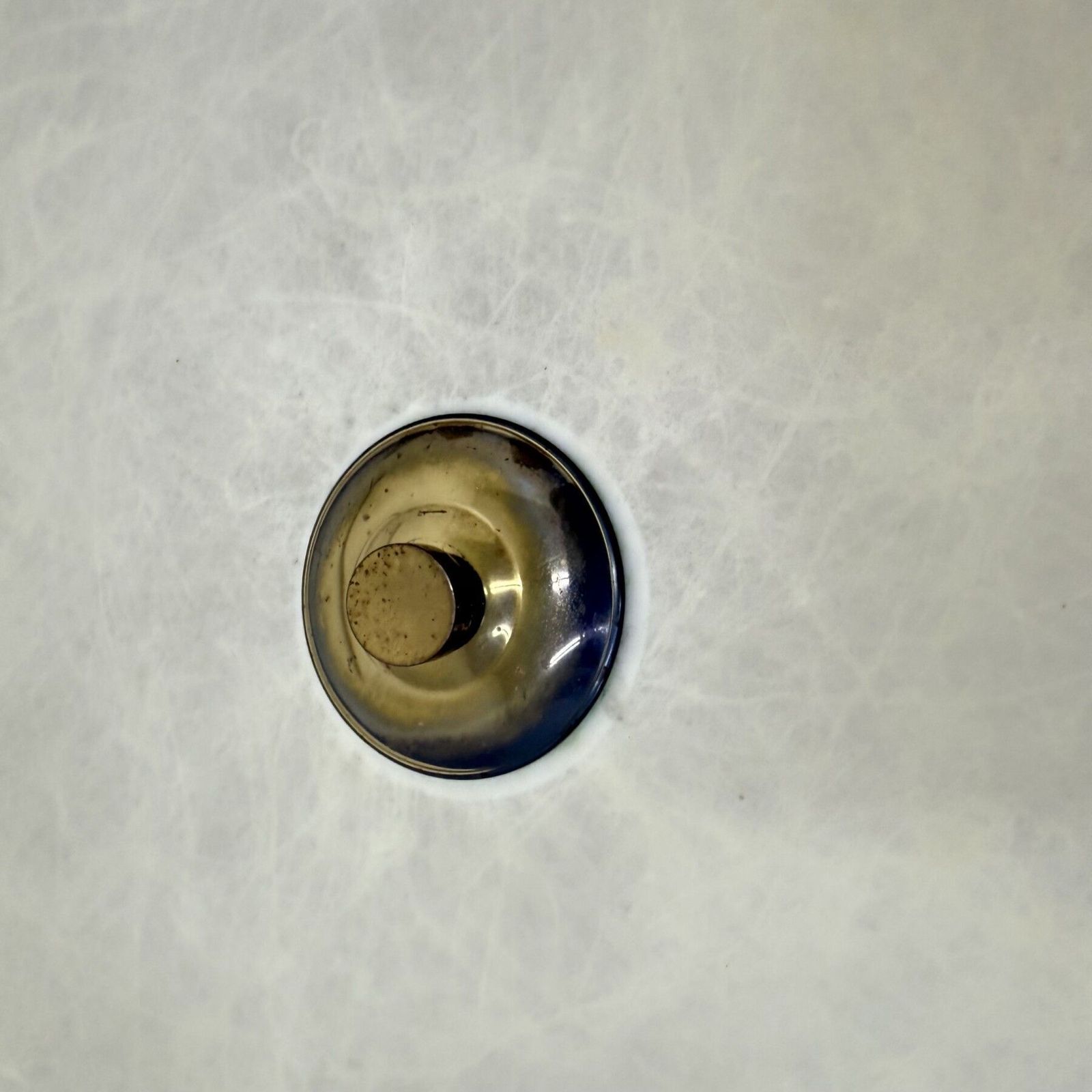 Grote Mid Century Modern Ronde Witte Cocon Plafondlamp Van Goldkant Leuchten, Ca. Jaren 1960 photo Verlichting
