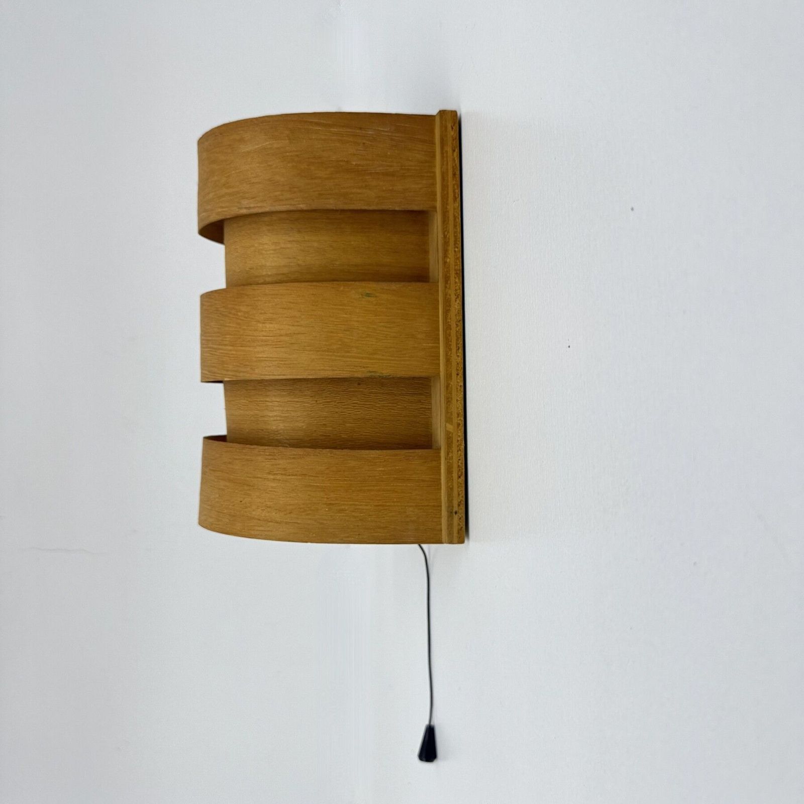 Scandinavian Modern Pine Wall Light By Hans Agne Jakobsson For Markaryd, Sweden, 1960s photo furniture
