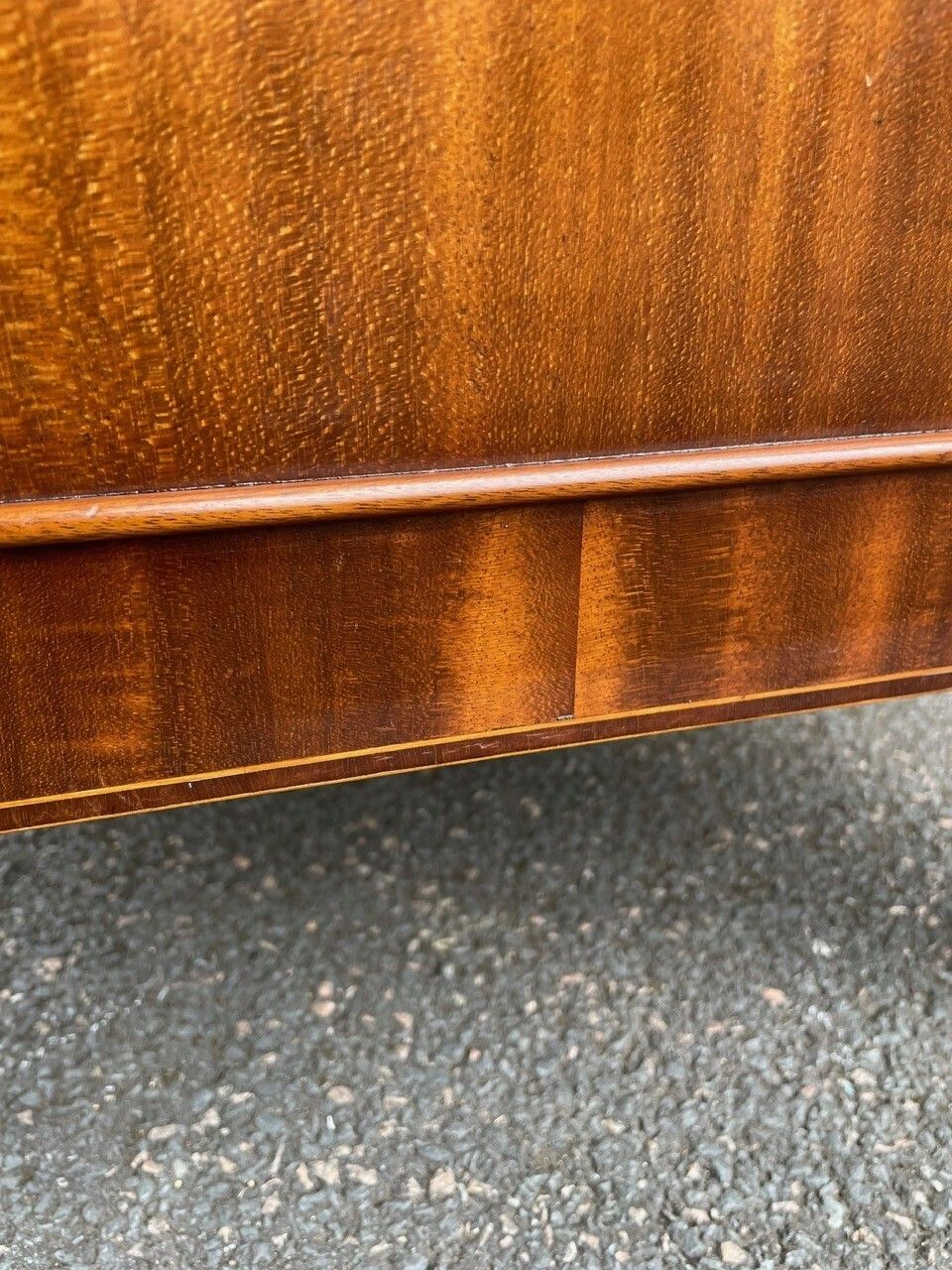 380.0 Antique Mahogany Pedestal Collectors Cabinet photo