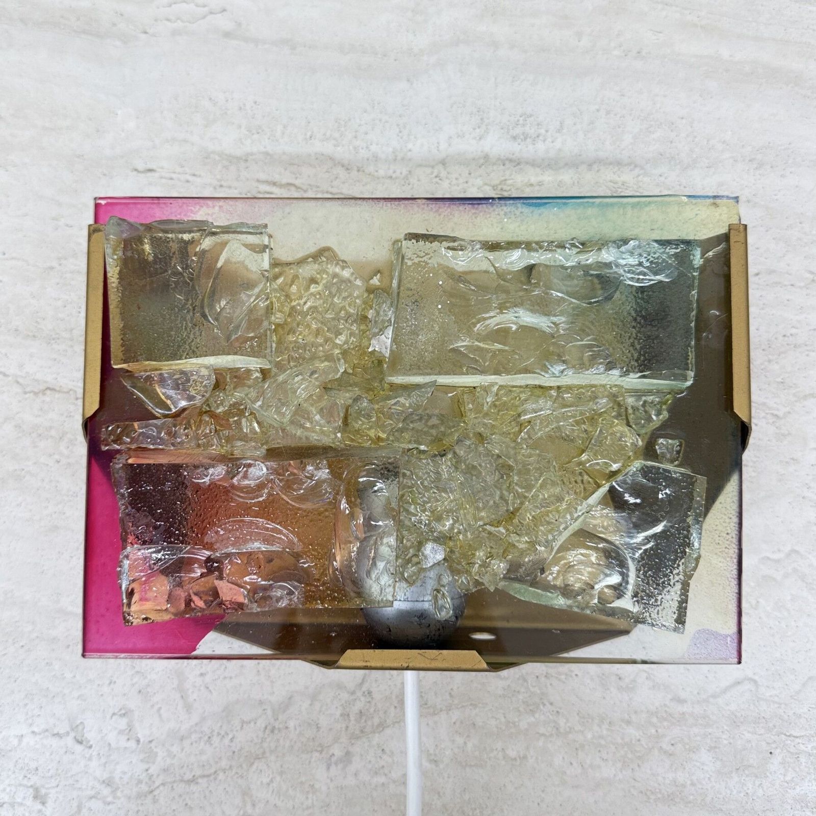 Cosack Leuchten Glazen Wandlamp, Jaren 1970