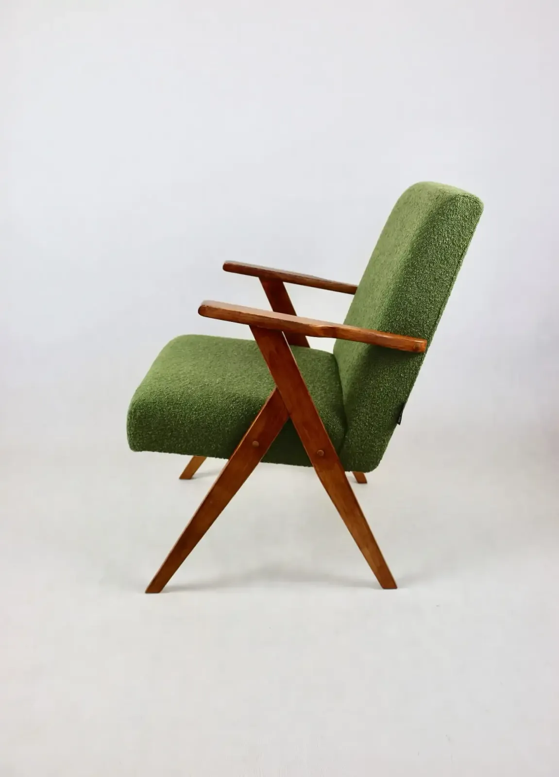 Armchair Like Armchair Puchała Boucle Green photo Furniture