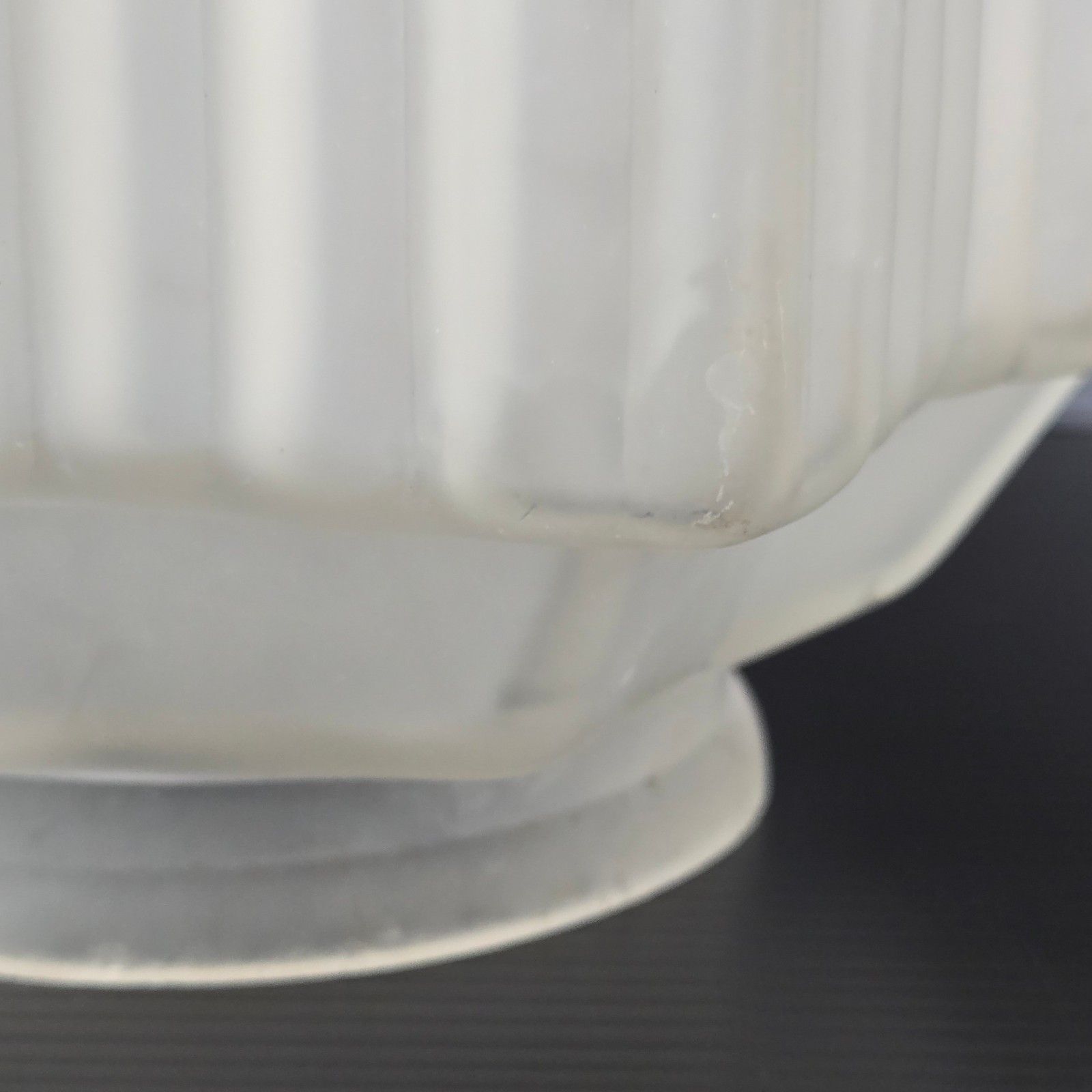 Art Deco 1920 1930 Streamline Skyscraper Opaque Glass Lampshade Globe 20s 30s photo Lighting