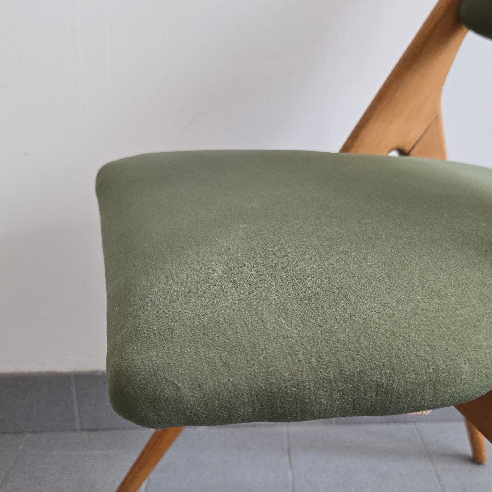 Vintage 1950 Feet Compass Chair Gerard Guermonprez Edition Godfrid 50s 1950s photo Furniture