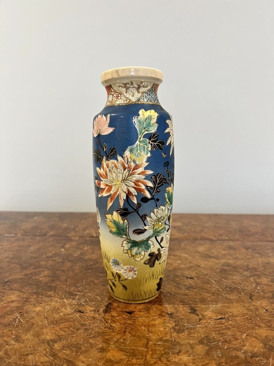 Large Pair Of Antique Japanese Satsuma Vases photo furniture