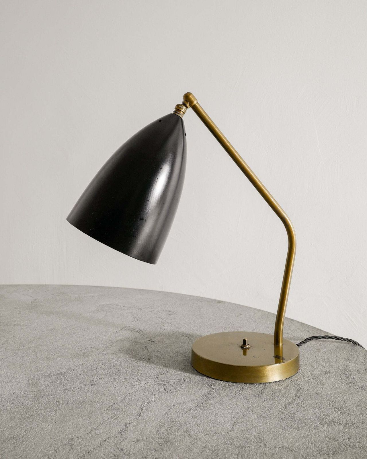 Mid Century Grasshopper Table Lamp By Greta Magnusson Grossman For Ralph O. Smith USA, 1950s photo vinterior
