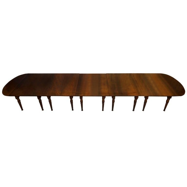 Rare Gillows Lancaster 1789 1795 George III American Walnut Dining Table