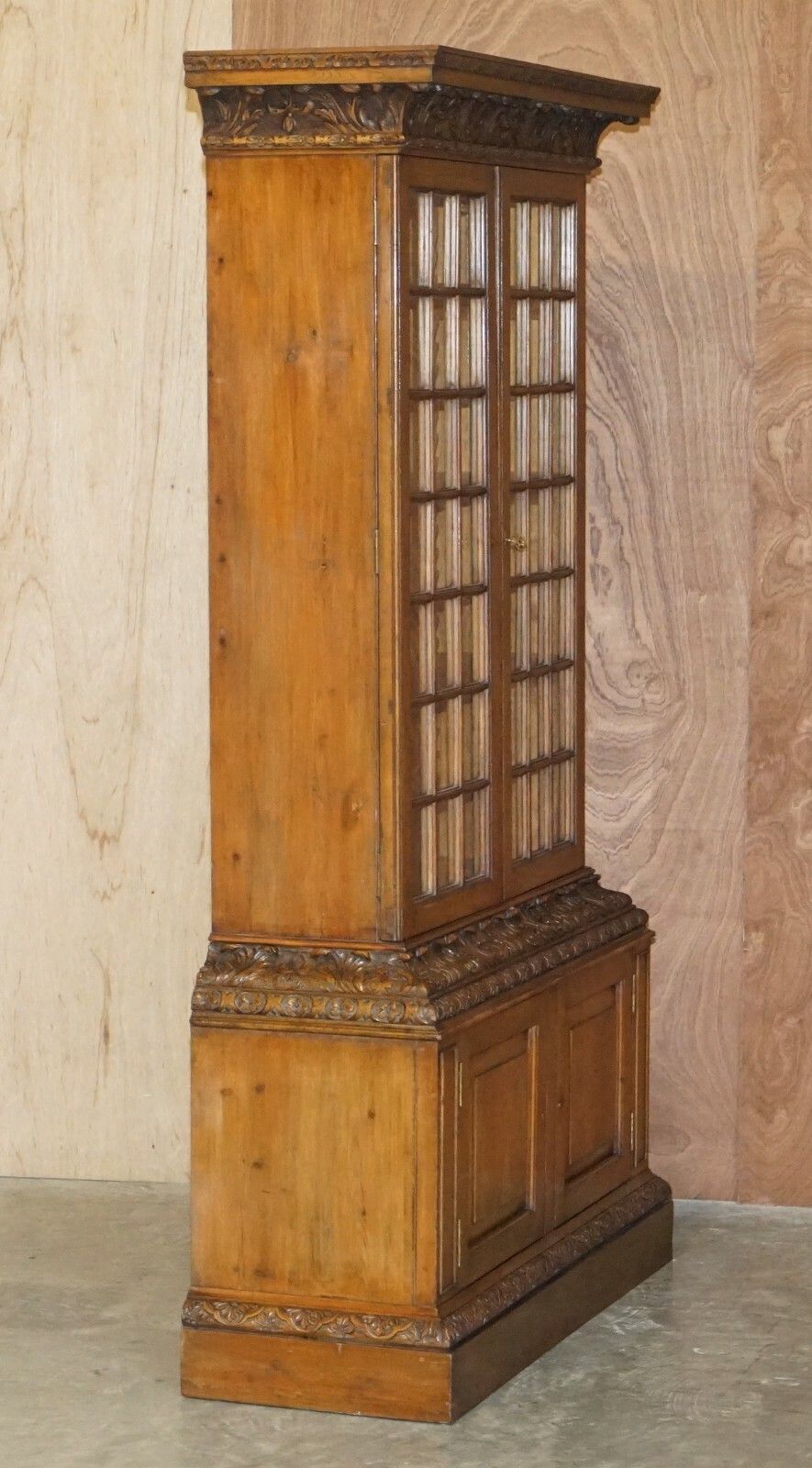 photo for sale Very Important Antique Samuel Pepys 1666 Large Library Bookcase After Original