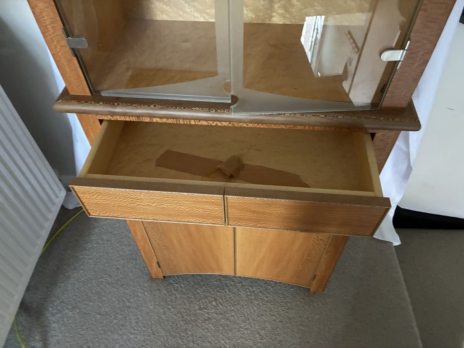 Andrew Varah Pair Of Cabinets;  Commissioned To Display Glassware photo 4000.0