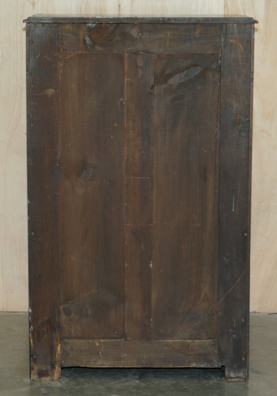 R Crosby & Son Victorian Burr Elm Wellington Chest Of Drawers 160 Crests Seal photo buy