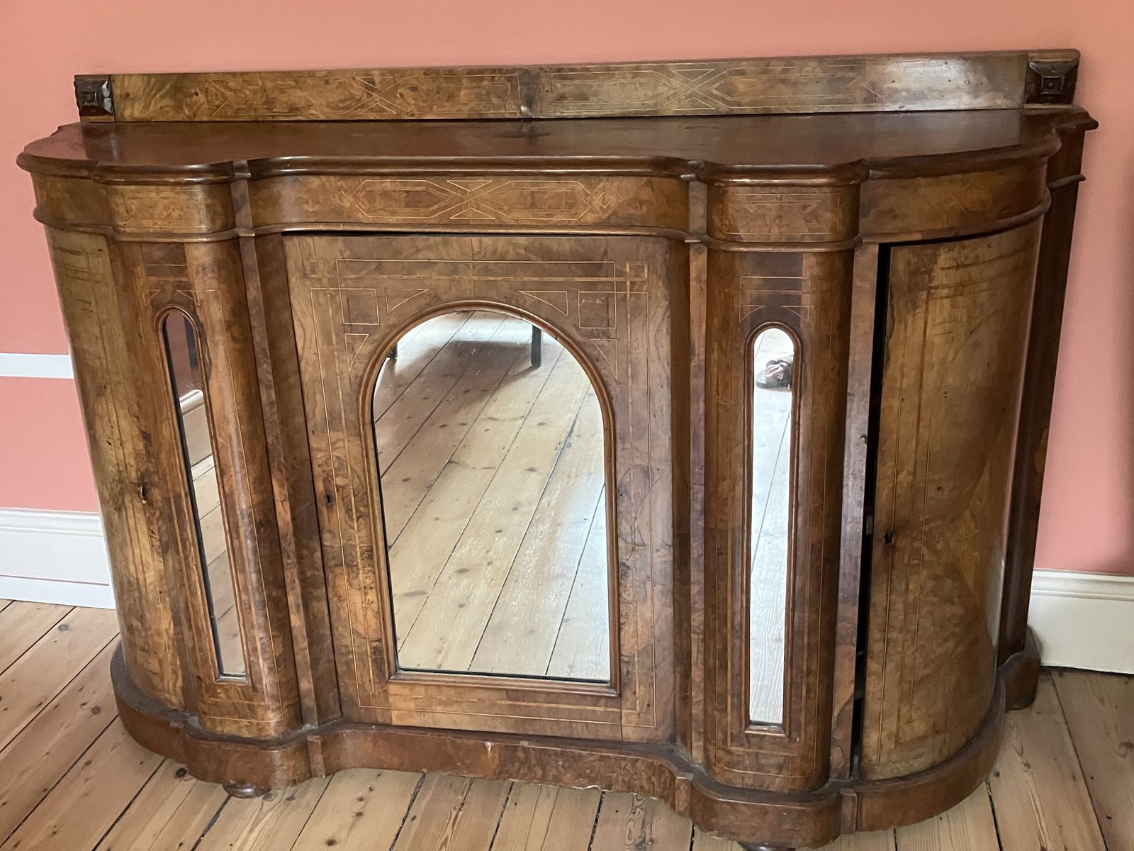 Victorian Mirrored Sideboard