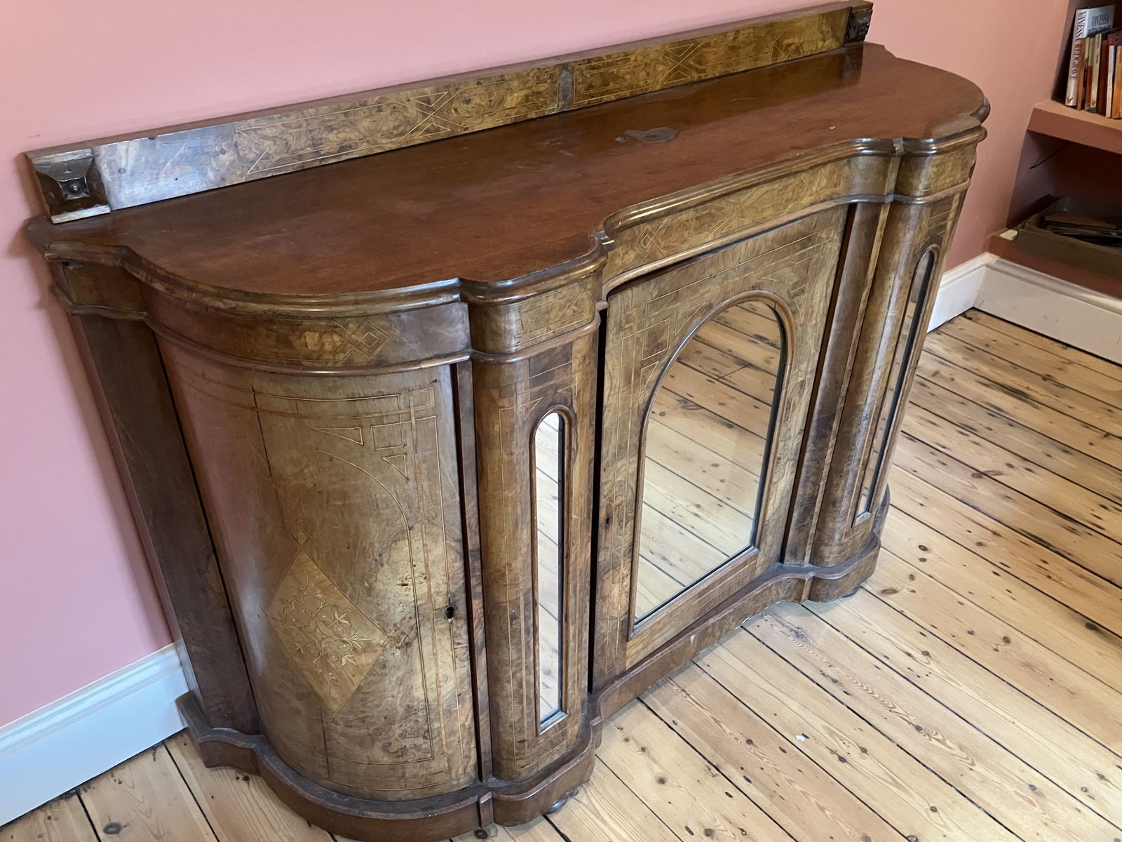 Victorian Mirrored Sideboard photo furniture