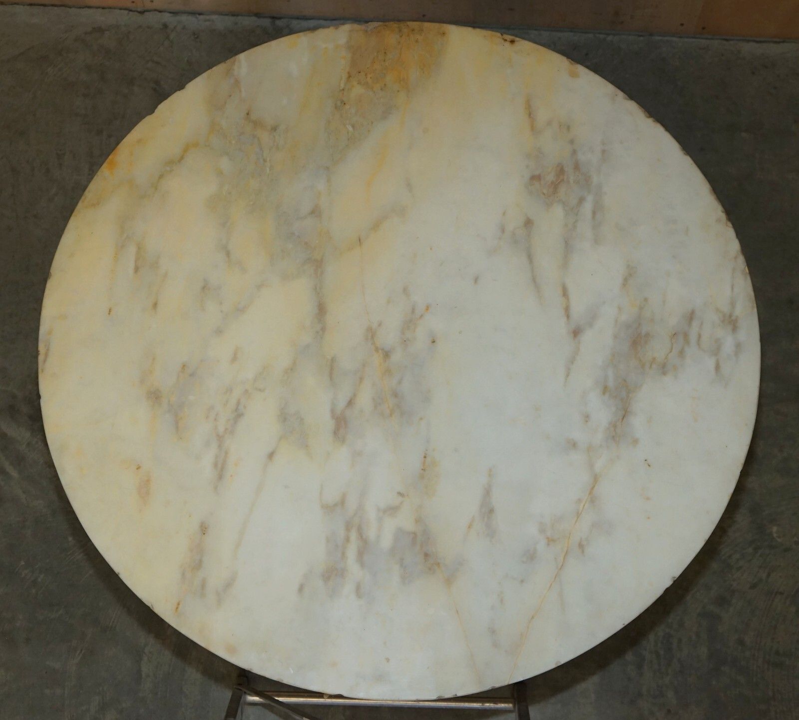 Furniture Important 19th Century Gilt Brass Dolphin Italian Carrara Marble Centre Table photo