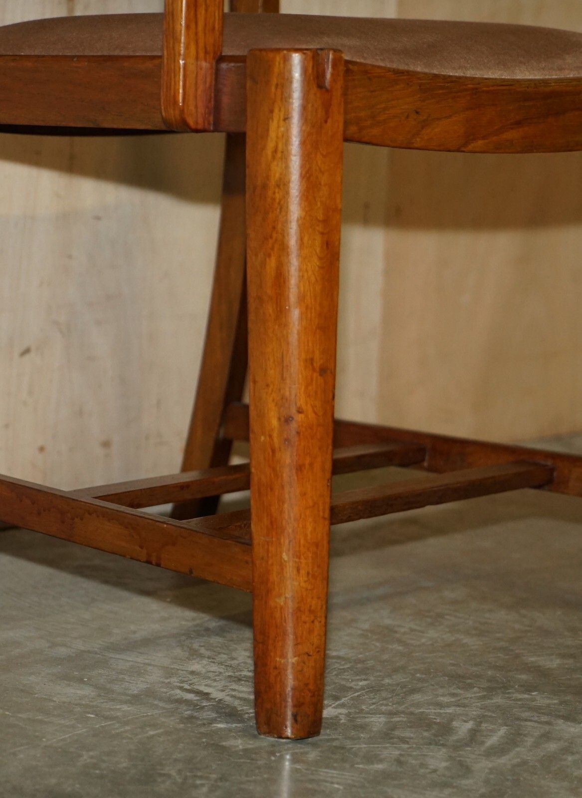 Furniture Four Dining Chairs From Rms Queen Mary II Cunard White Star Liner Cruise Ship photo