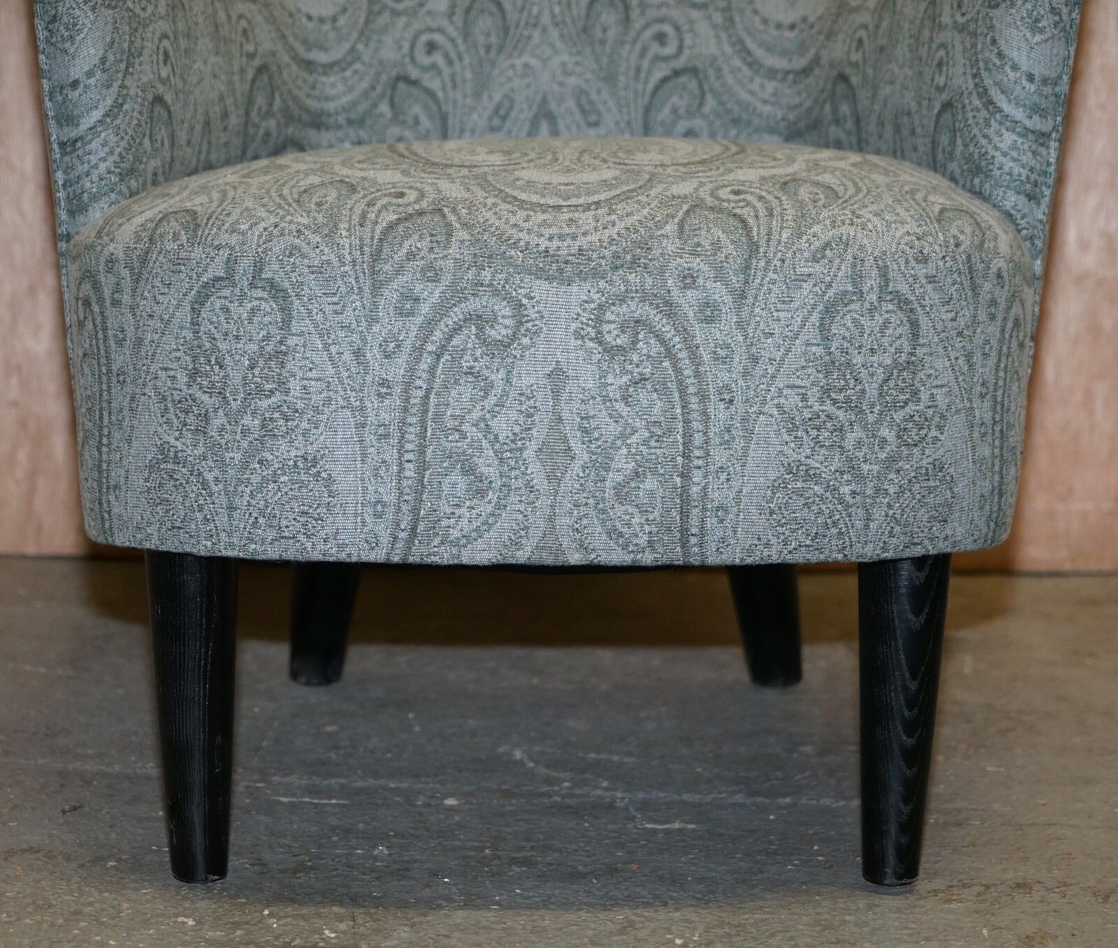 Pair Of Rrp £16,000 2007 Restored George Smith Tom Dixon Wing Back Armchairs photo vintage