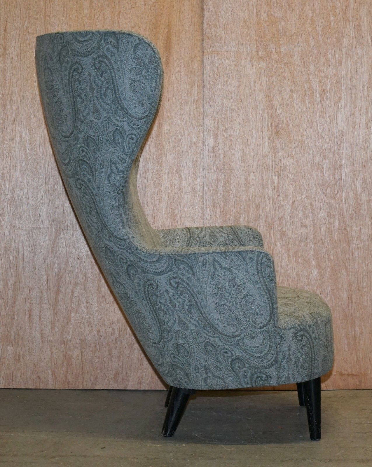 Furniture Pair Of Rrp £16,000 2007 Restored George Smith Tom Dixon Wing Back Armchairs photo
