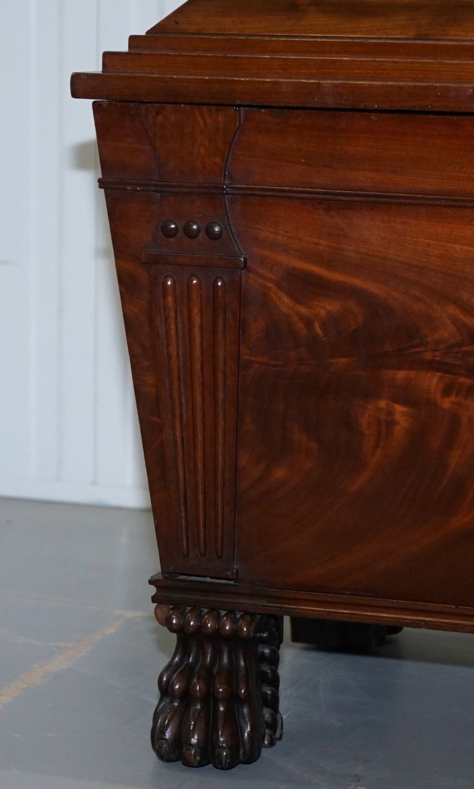 Sir Anderson Army General Georgian Irish 1810 Mahogany Wine Cooler Cellarette photo vinterior