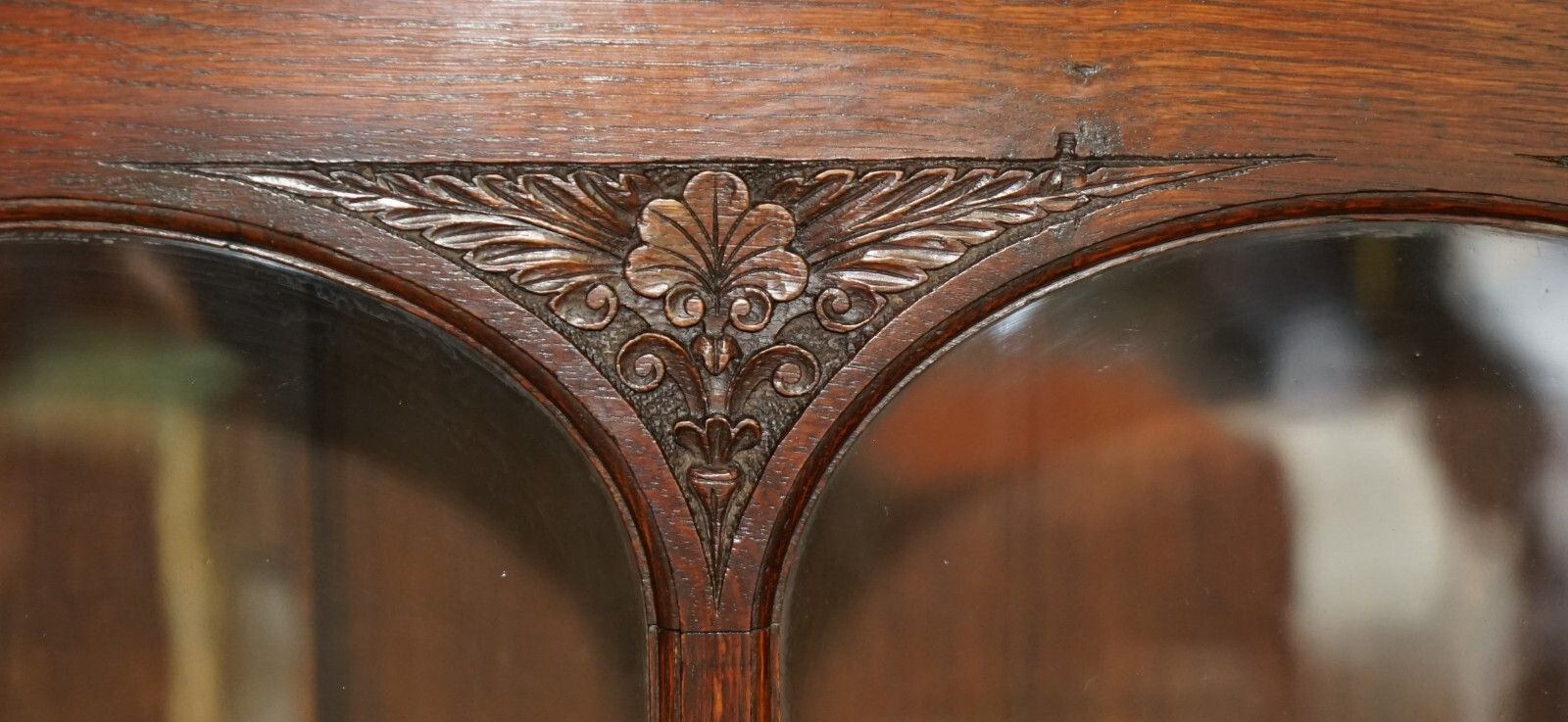 Important Carved Bookcase Cabinet From The Bate Collection In Oxford University photo Furniture