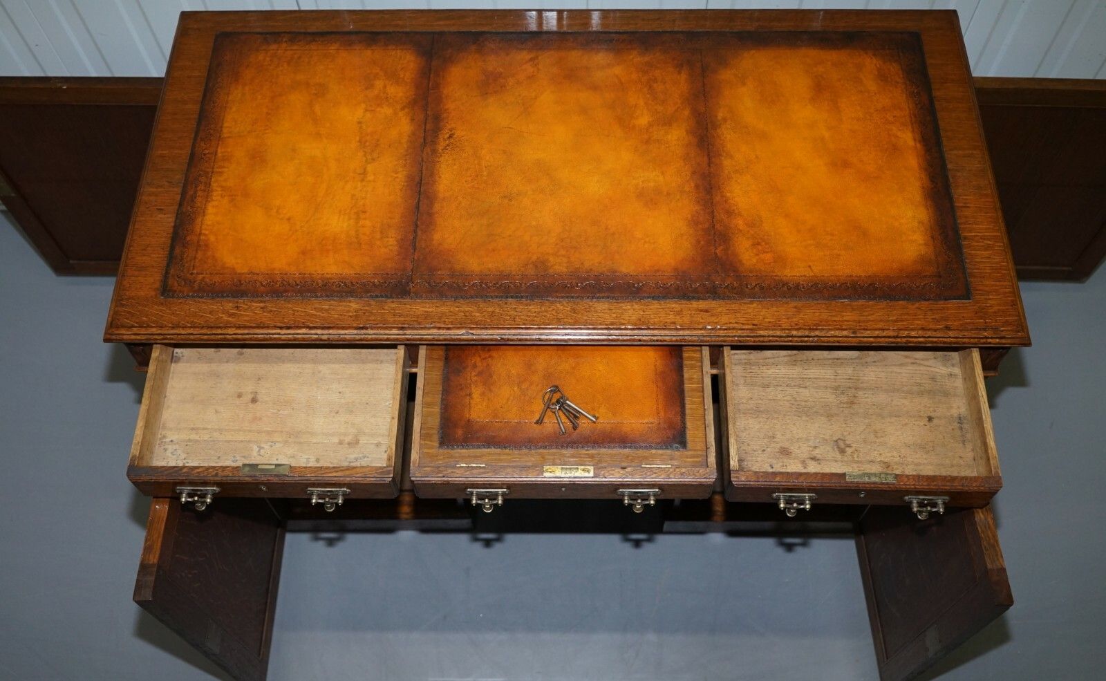 Furniture Restored Gothic Revival Desk Side Bookcases Drawer Writing Slope Pugin Gillows photo