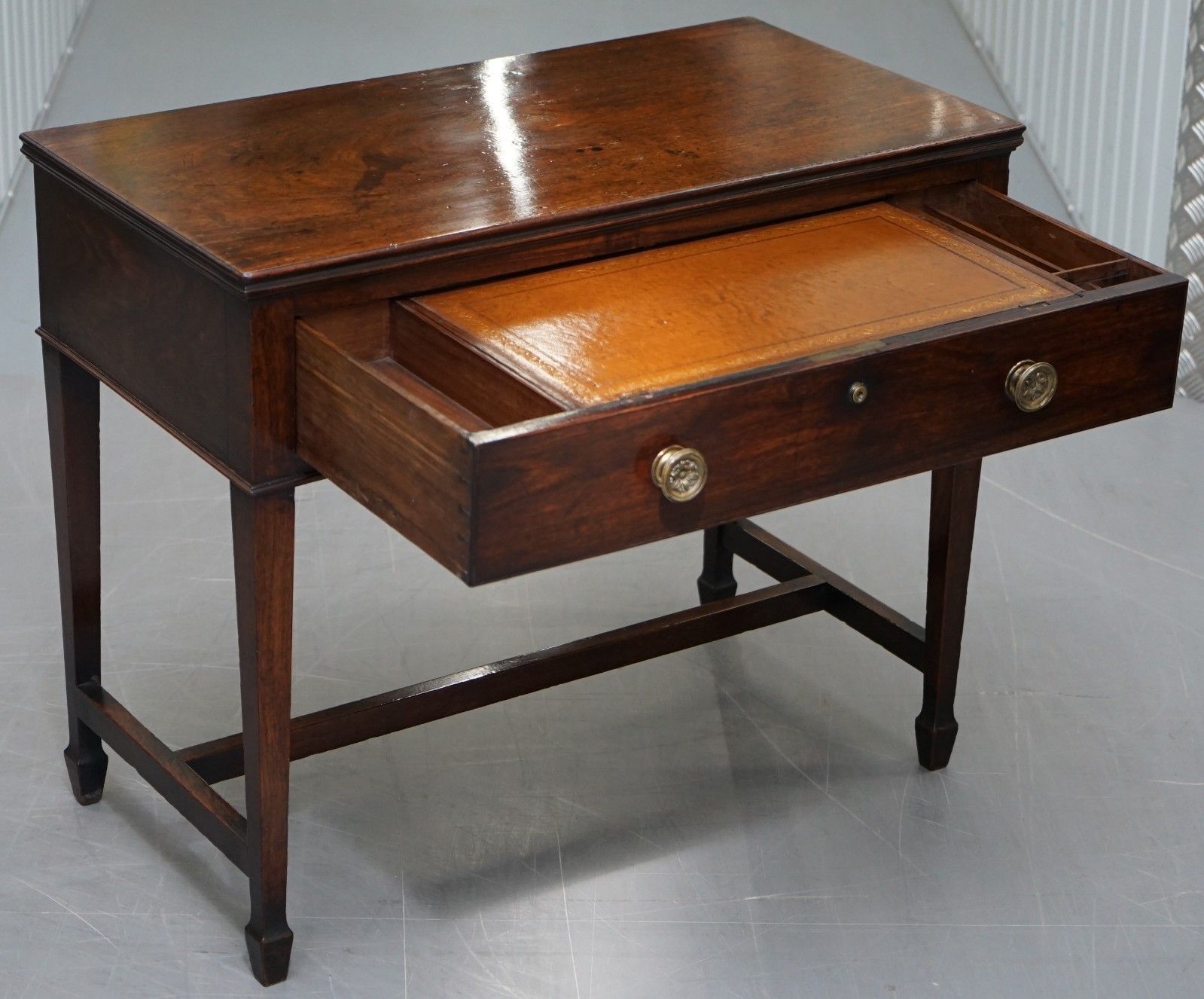 1790 Gillows Cuban Mahogany Library Secretaire Desk Writing Table I Bramah Lock photo buy