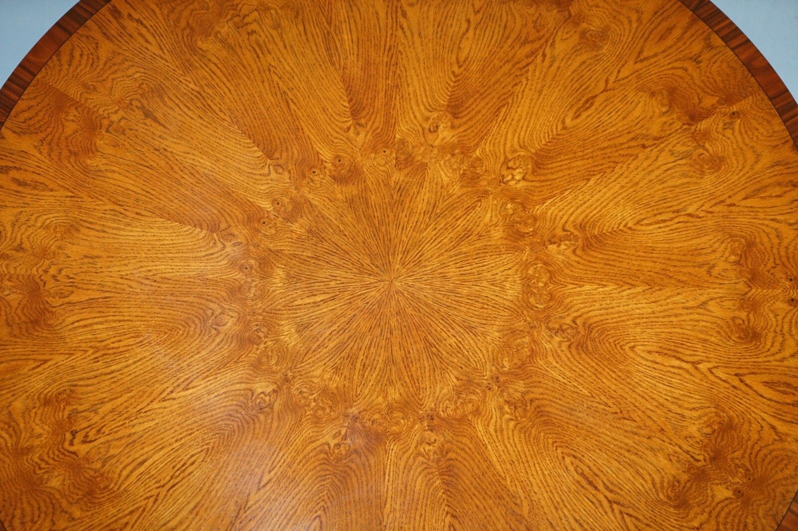 Brand New Cluster Oak Extending Jupe Round Dining Tables Seats 6 10 People photo vinterior