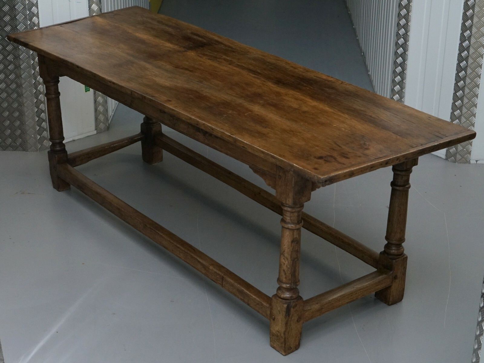 Very Rare Charles I 1630 Oak Refectory Dining Hall Table, Plaish Hall Shropshire photo Furniture