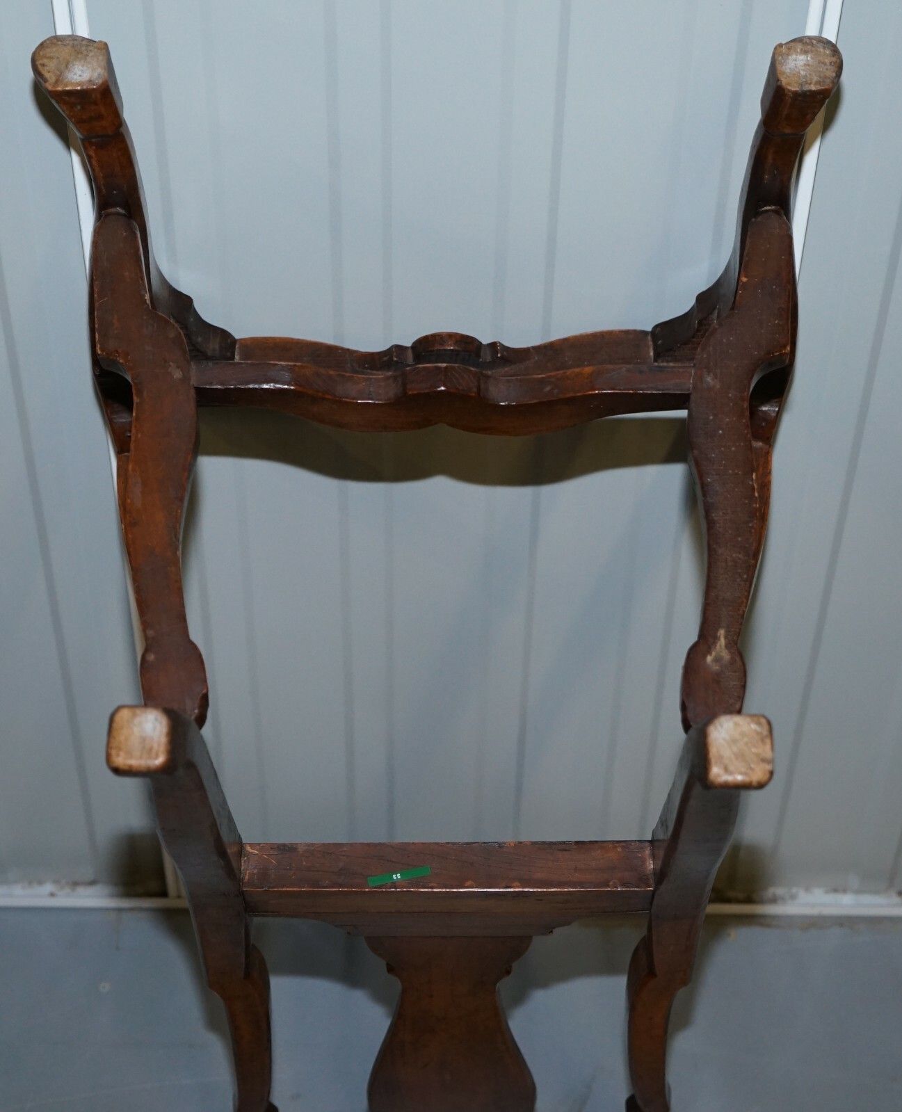 photo for sale Rare Set Of Six 18th Century Circa 1760 Dutch Elm Marquetry Inlaid Dining Chairs