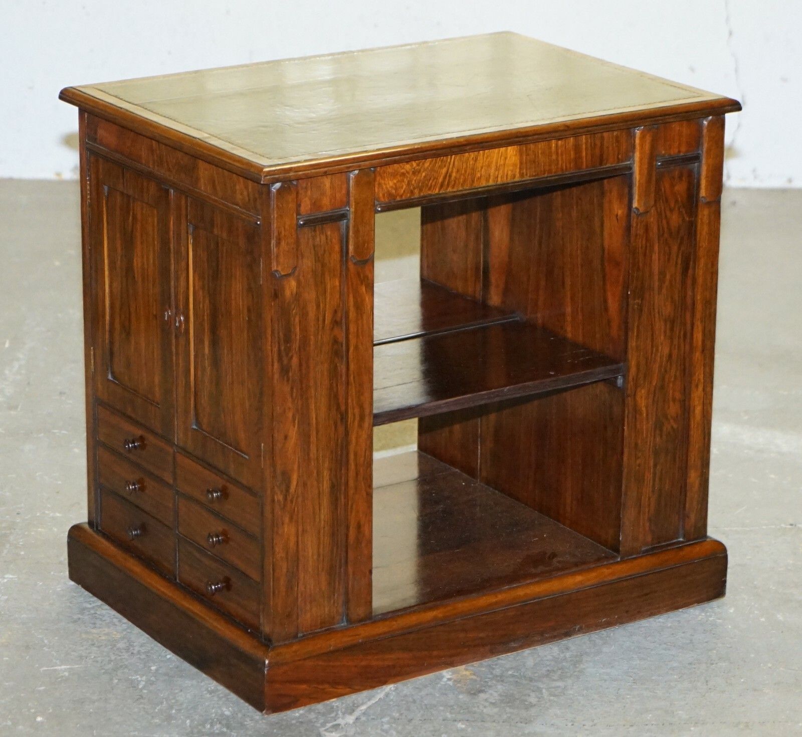 Rare William IV Circa 1830 Rosewood Library Folio Cabinet With Drawers Bookcase photo furniture