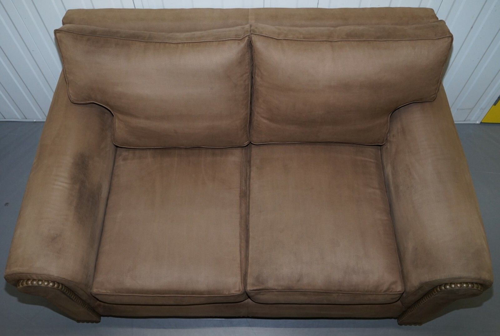 photo for sale Pair Of Rrp £23,000 Ralph Lauren Jamaica Salon Sofas Feather Filled Cushions