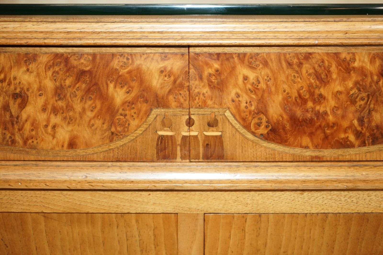 photo for sale Finest Quality Waring & Gillow Burr Walnut Chest Of Drawers Part Of A Suite