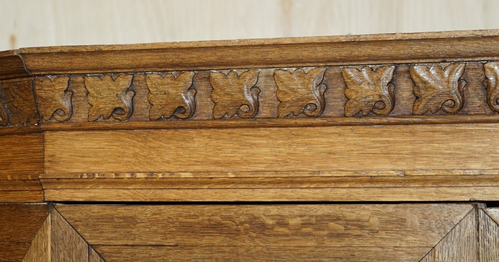 Fine Antique Victorian Circa 1880 Pine Housekeepers Cupboard Drawers Linen Pots photo Furniture