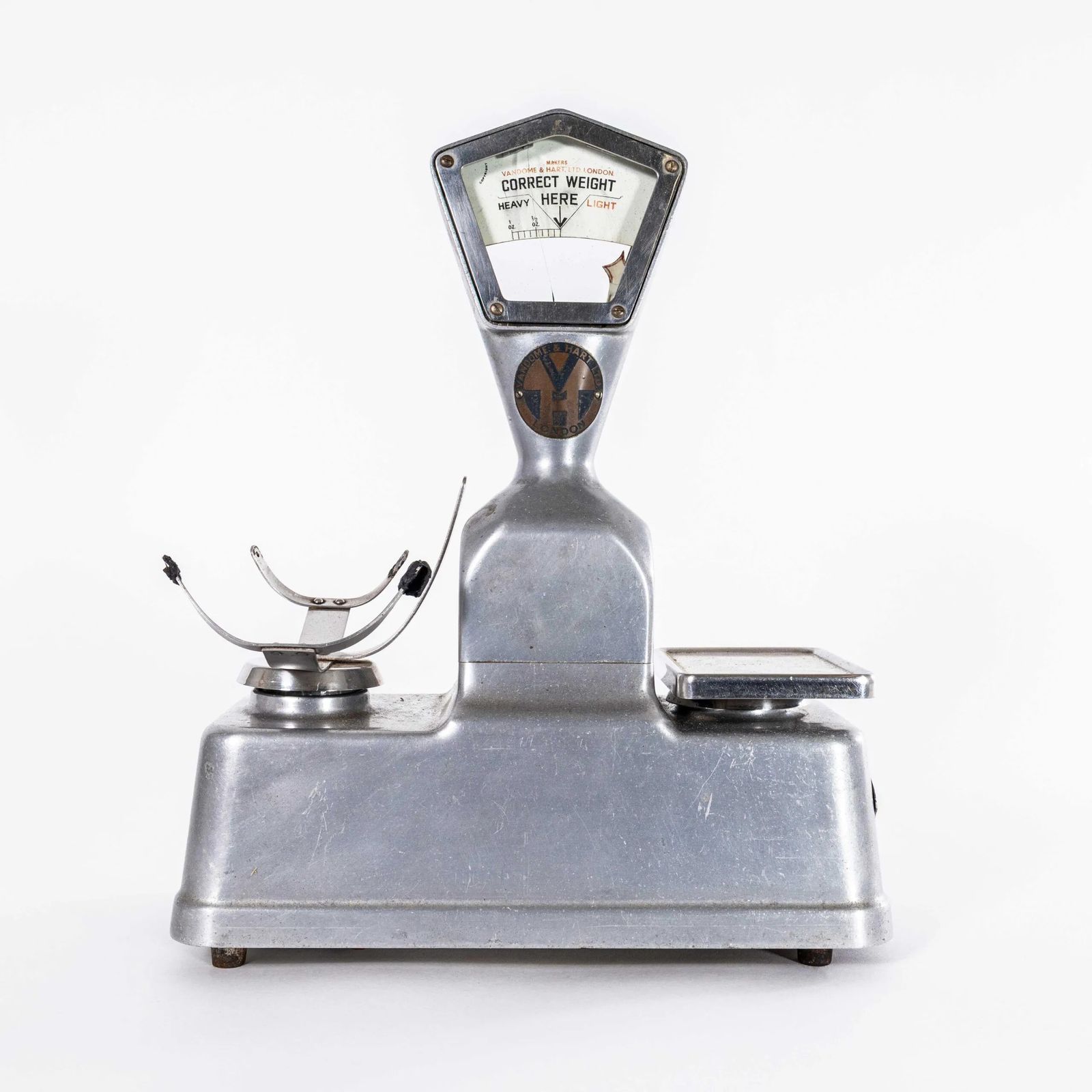 1950’s Large Original Shop Cast Weighing Scales photo for sale
