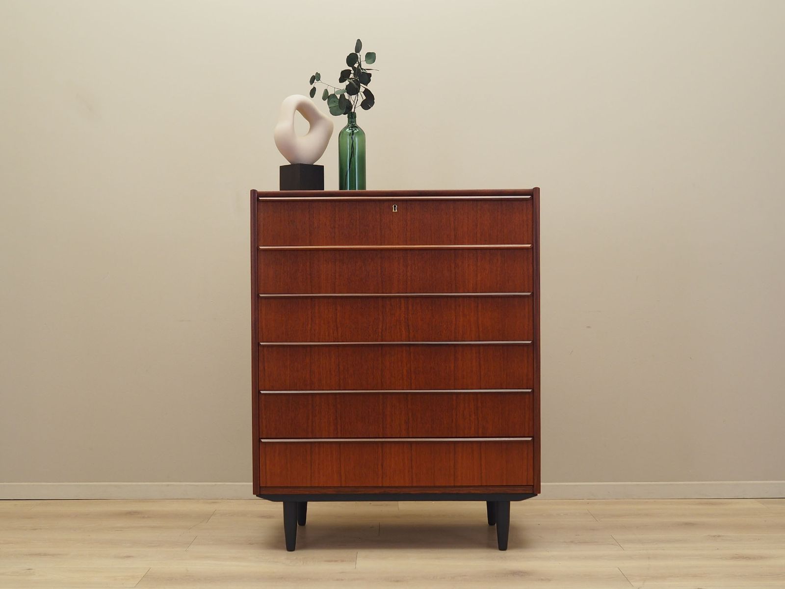 Teak Chest Of Drawers, Danish Design, 1970s, Manufactured In Denmark photo for sale